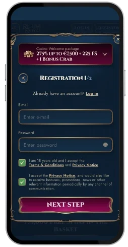 Rich Royal Casino registreren 